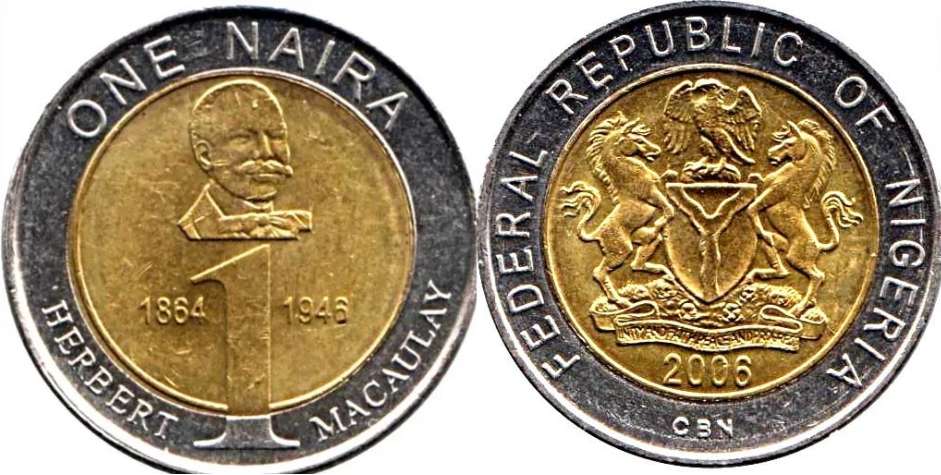 1 Naira Coin One Naira Coin