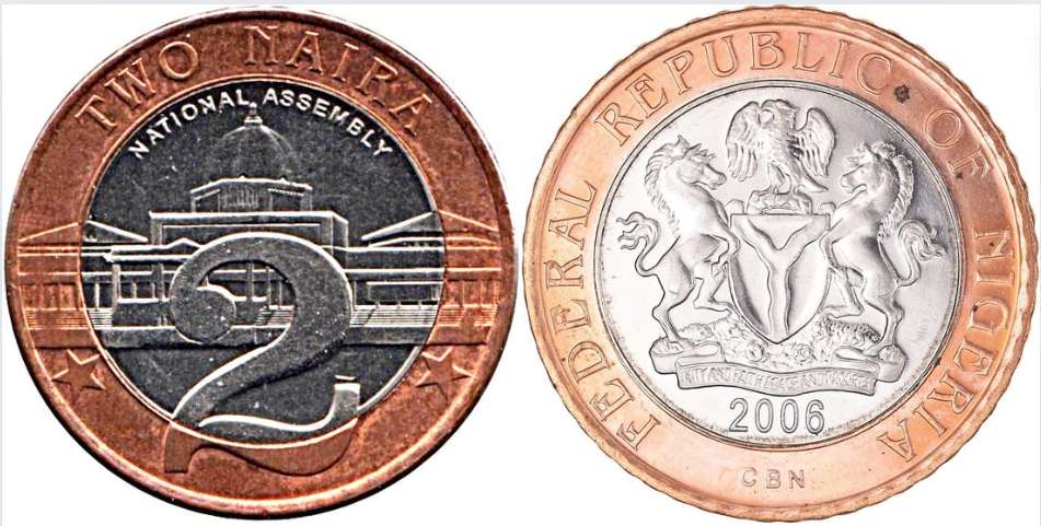 2 Naira Coin Two Naira Coin