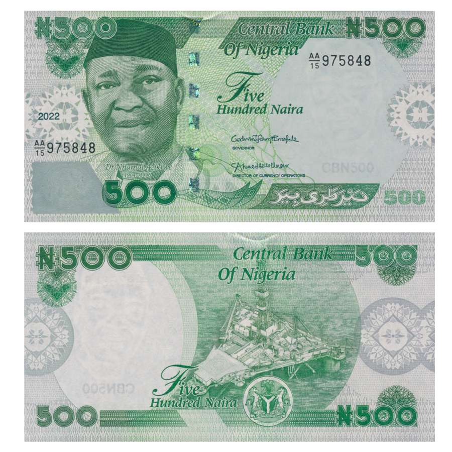 500 Naira Five Hundred Naira